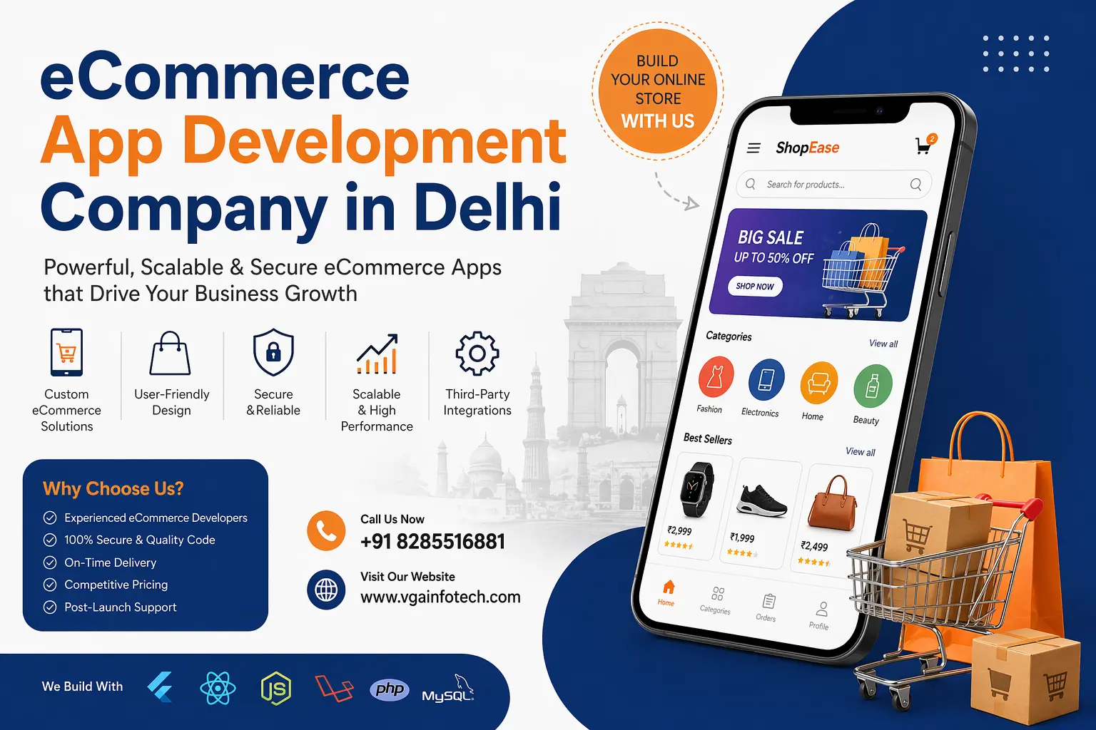 How to Choose the Ecommerce App Development Company In Delhi