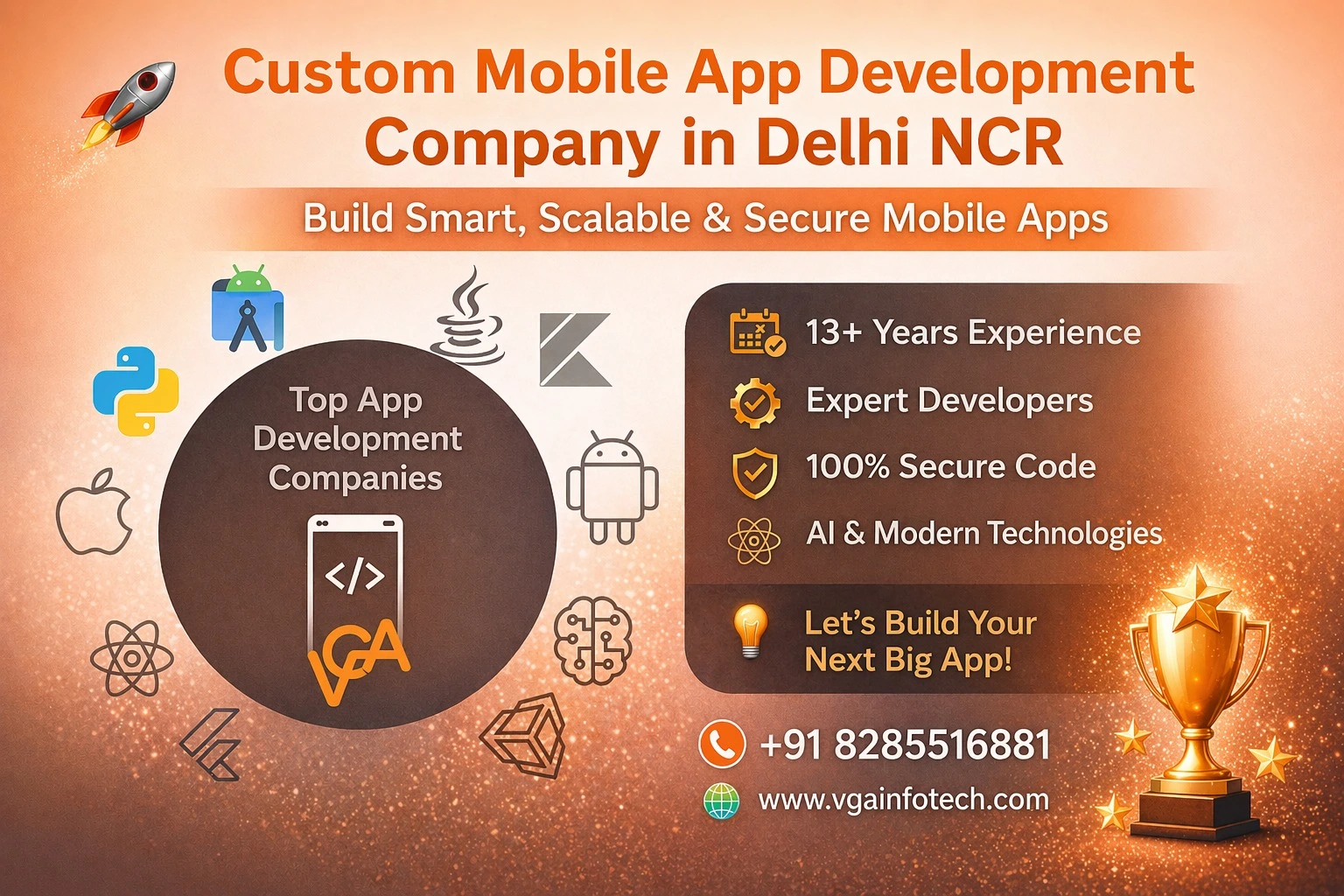 How to Choose the Custom Mobile App Development Company in Delhi NCR